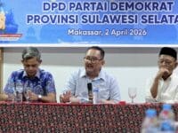 MESIN PARTAI. Partai Demokrat Sulsel menggelar konsolidasi membahas Musda Partai Demokrat.