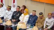 SINERGI. Bupati Gowa, Sitti Husniah Talenrang saat menghadiri HUT ke-66 Kota Parepare.
