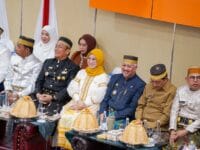 SINERGI. Bupati Gowa, Sitti Husniah Talenrang saat menghadiri HUT ke-66 Kota Parepare.