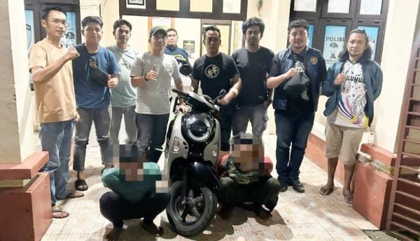 Polisi mengamankan dua pencuri di Barru